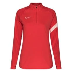 Nike Training Shirt Academy Pro Drill - Track Red/White Woman