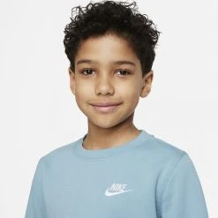 Nike Sweatshirt NSW Club - Blue/White Kids -football fb406c8c1900