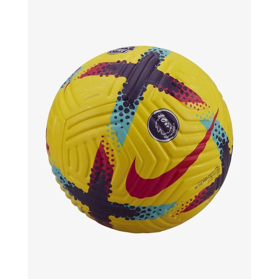 Nike Football Flight Premier League Hi-Vis - Yellow/Purple/Red 1 Nike Football Flight Premier League Hi-Vis - Yellow/Purple/Red