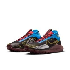 Nike Running Shoe React Pegasus Trail 4 Gore-Tex - Black/Vivid Sulfur/Photo Blue Woman -football fdda5d9ff190