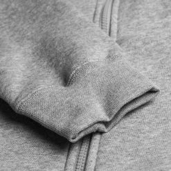Nike Hoodie NSW Club - Dark Grey Heather/Matte Silver/White -football fddc4fd7e2ff