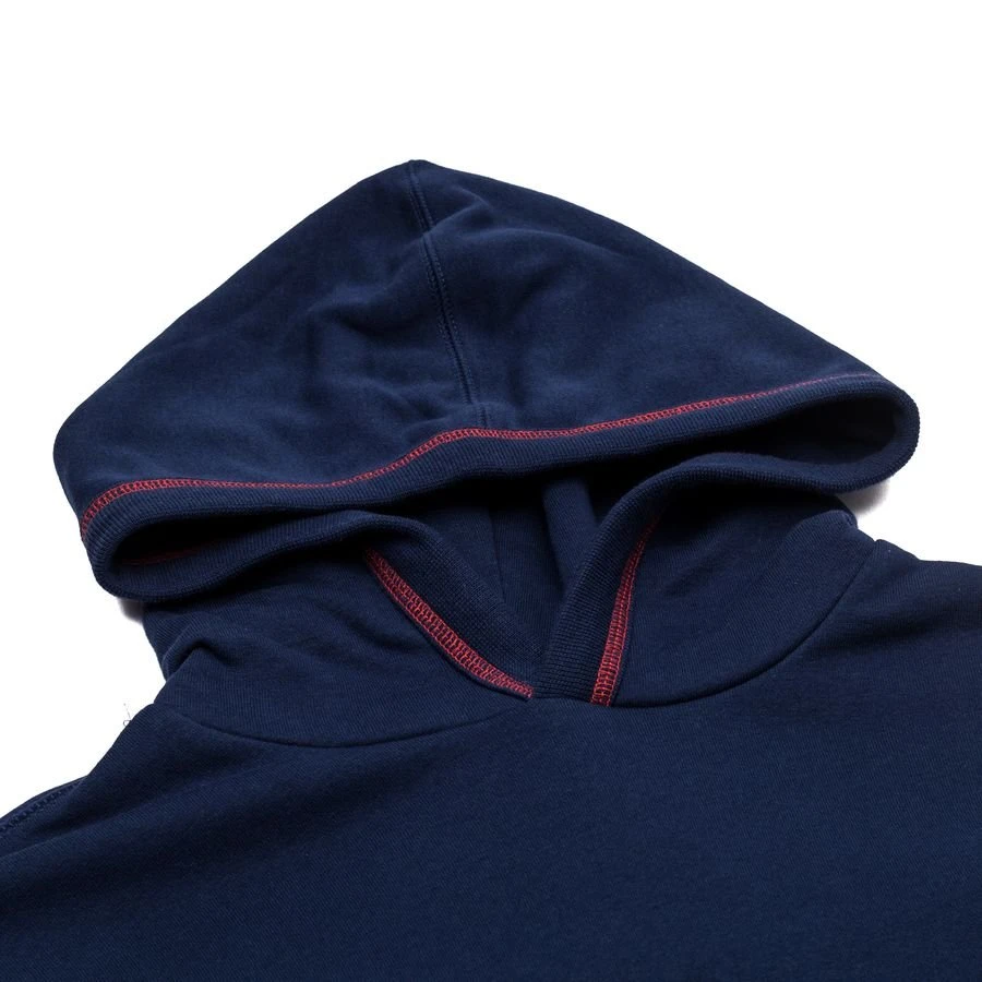 Nike F.C. Hoodie Fleece - Midnight Navy/Habanero Red/Black 2 Nike F.C. Hoodie Fleece - Midnight Navy/Habanero Red/Black - Image 2