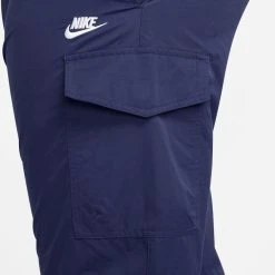 Nike Cargo Pants Utility Club Woven - Midnight Navy/White -football fe420a106c8f