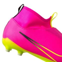 Nike Air Zoom Mercurial Superfly 9 Academy MG Luminous - Pink Blast/Volt/Gridiron Kids -football fe8092c308bb